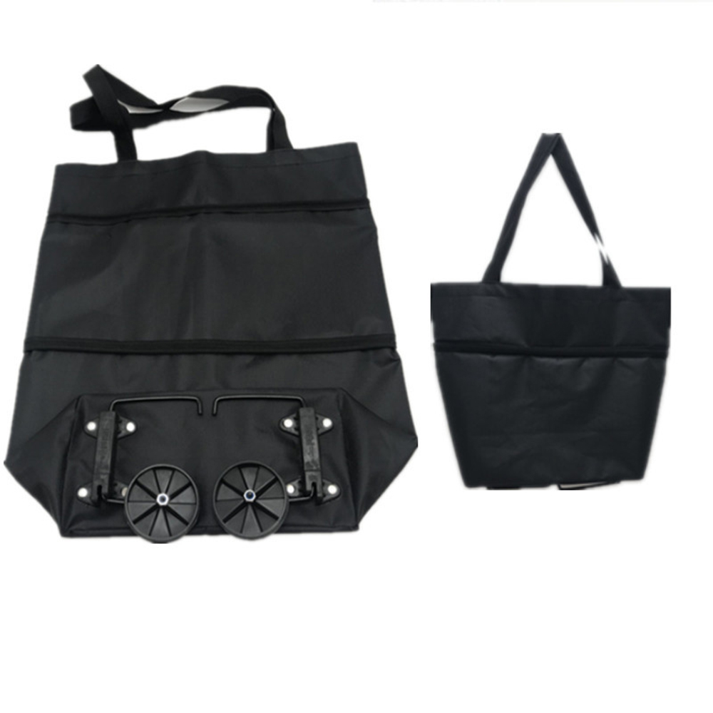 Folding Shopping Pull Cart Tro - Food Storage With Wheels recensie en prijs