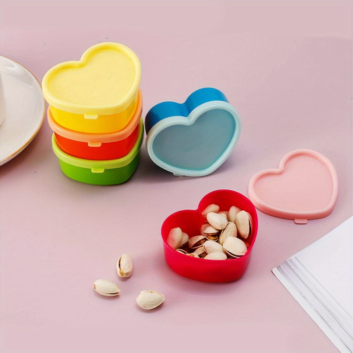 5PCS Mini Lunch Box Condiment  - Food Snacks Packaging recensione e prezzo