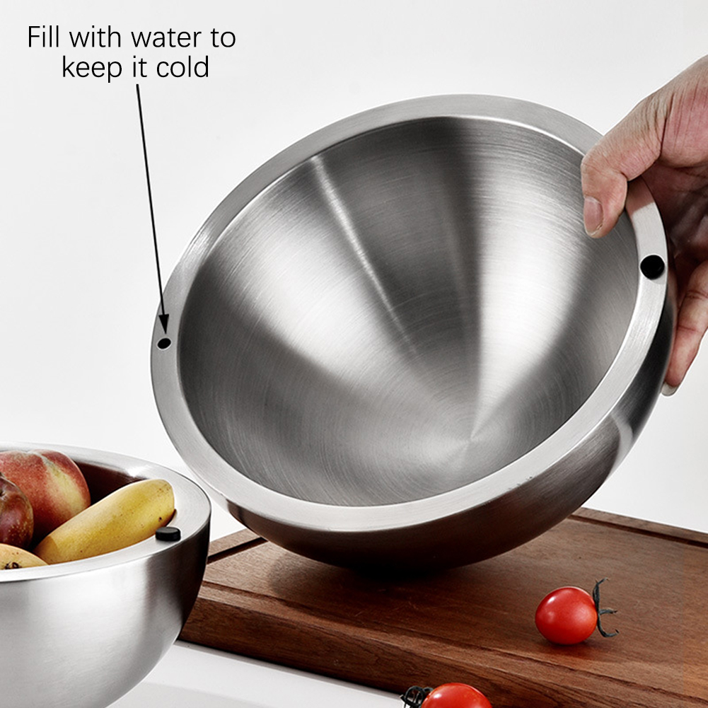 304 Thickened Salad Mixing Bow - Food Storage Heat recensie en prijs