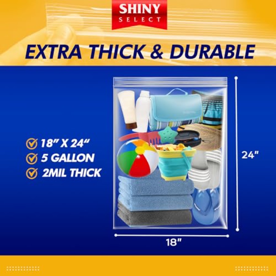5 Gallon X-Large Storage Bags  - Food Storage With Lock recensie en prijs