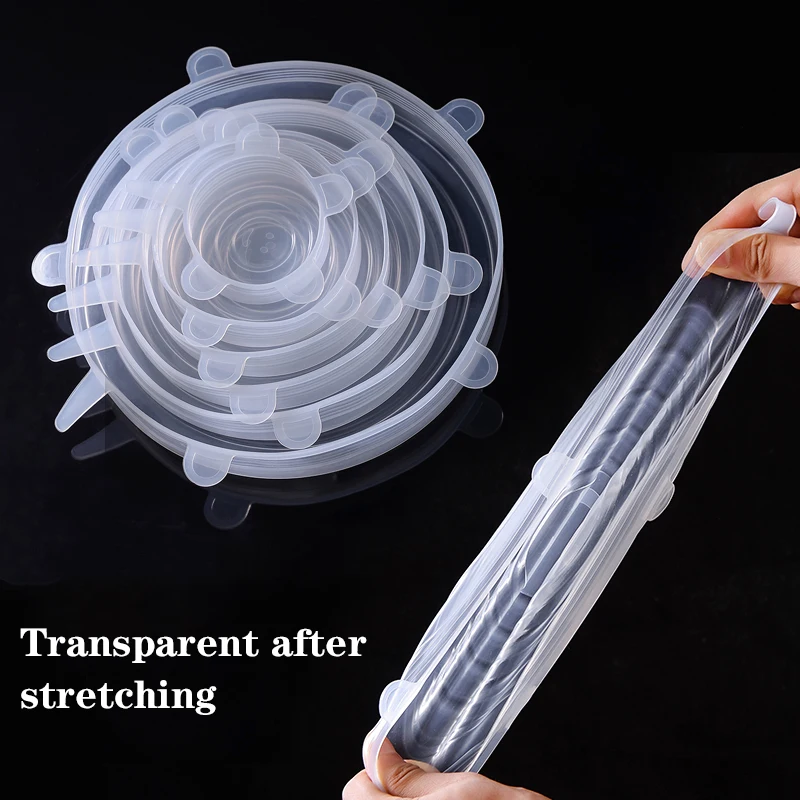 6PCS Adaptable Lid Silicone Co - Silicone Stretch Lid recensie en prijs