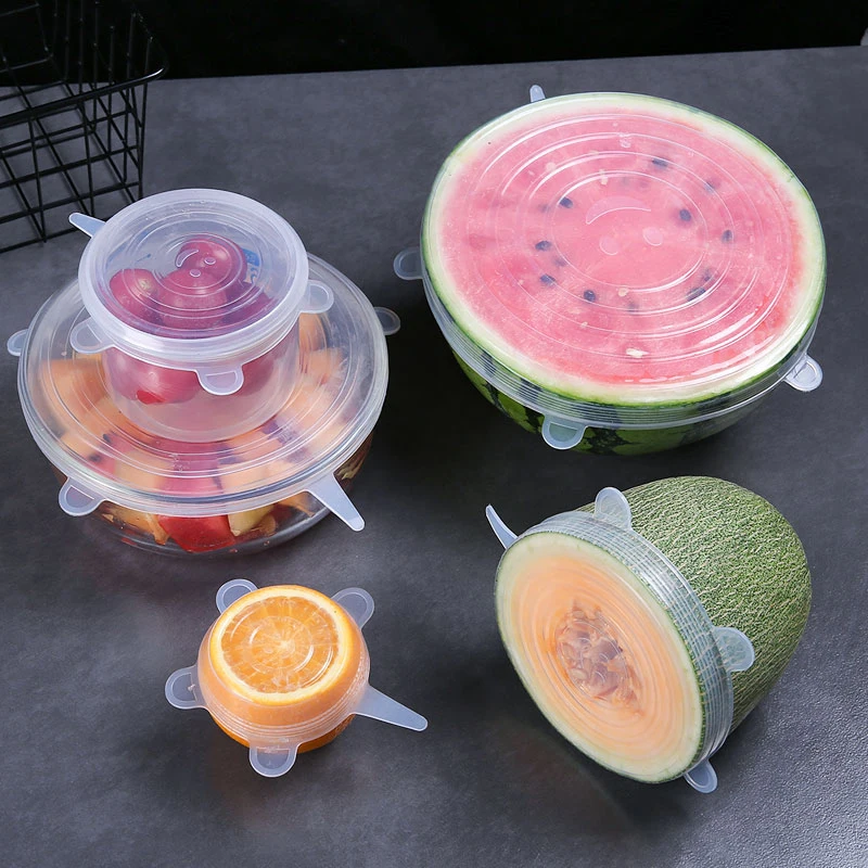 6PCS Adaptable Lid Silicone Co - Silicone Stretch Lid recensie en prijs
