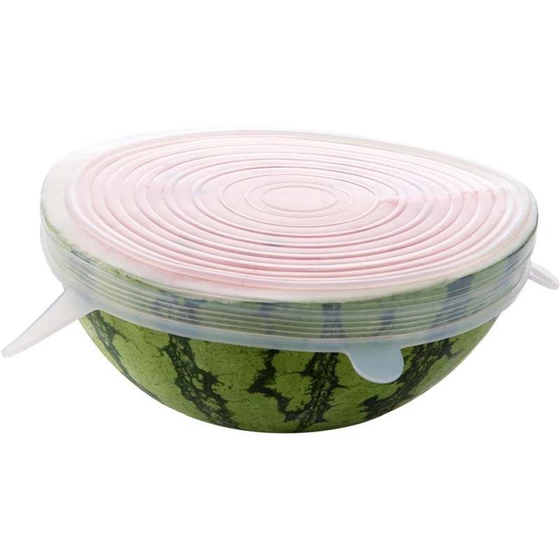 6PCS Adaptable Lid Silicone Co - Silicone Stretch Lid recensie en prijs