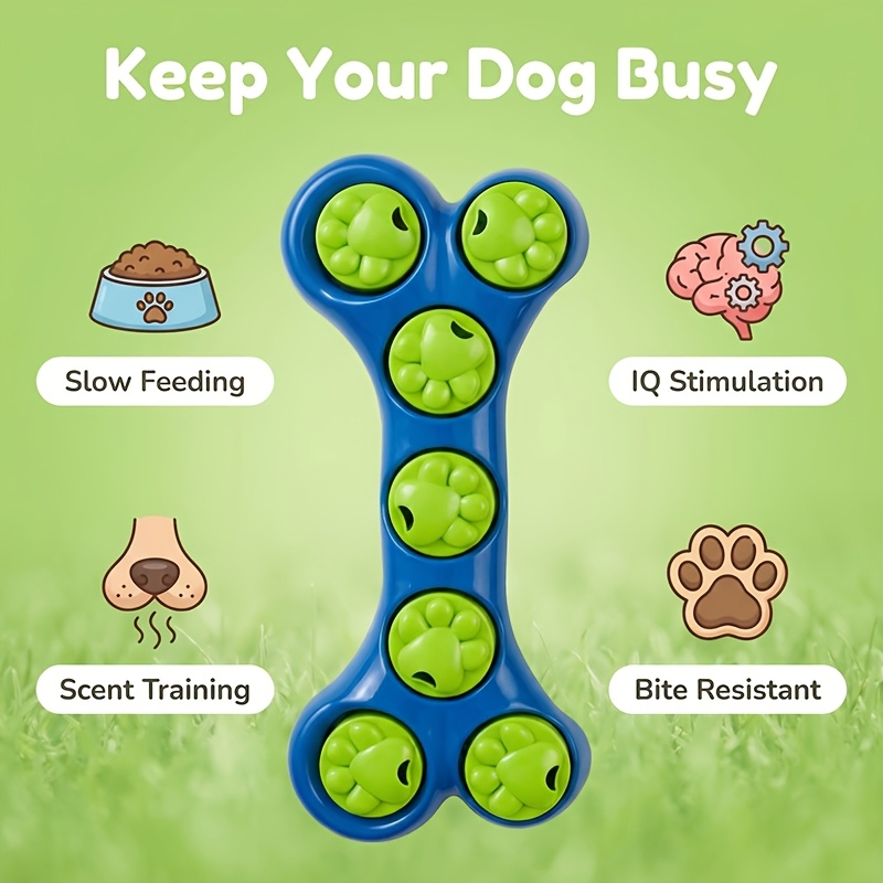 Dog Slow Feeder Toy Bone-Shape - Food Snacks Game recensione e prezzo
