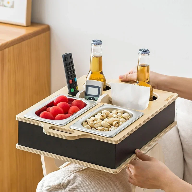 Rectangle Bamboo Tray Desktop  - Food Drink Snacks recensione e prezzo