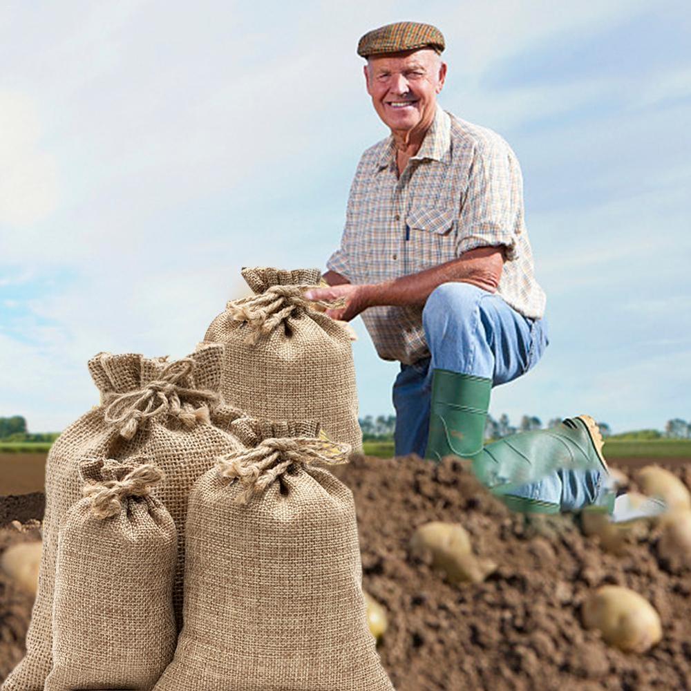 Burlap Potato Sacks Jute Potat - Food Storage In Roots recensie en prijs