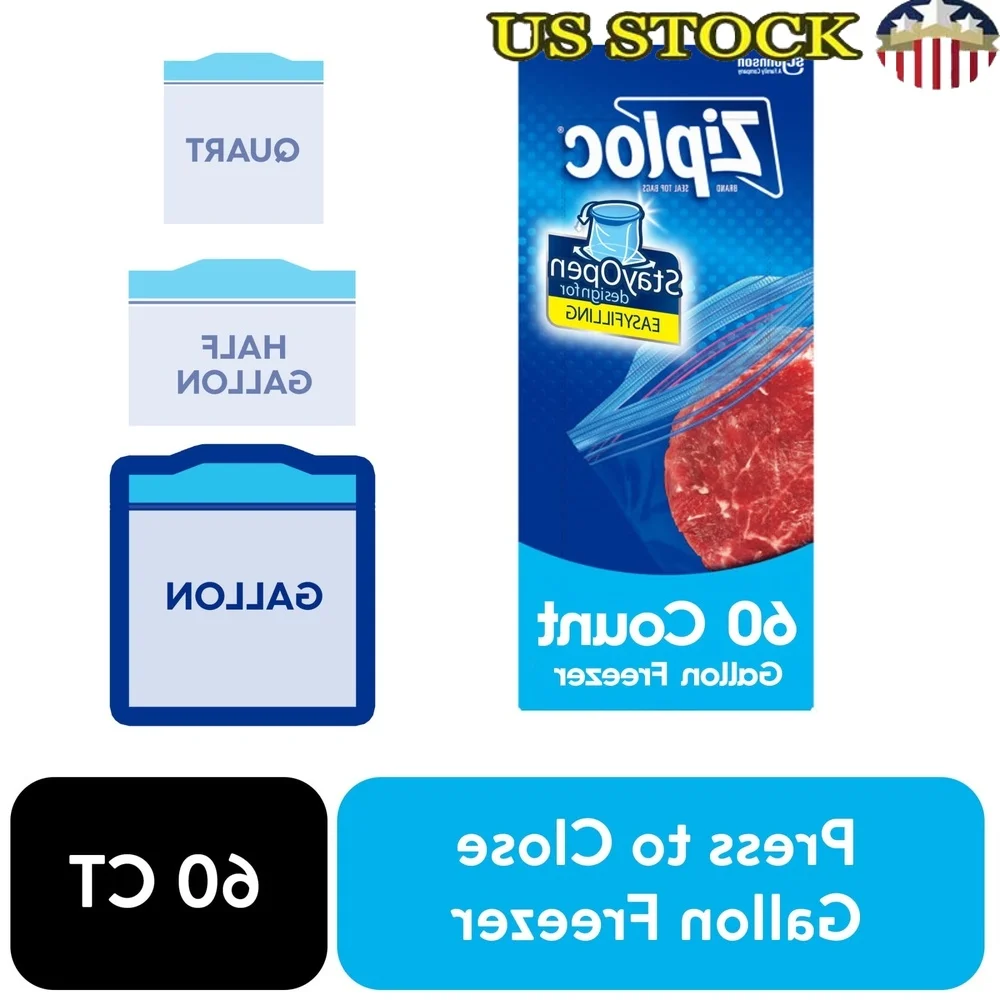 Reusable Freezer Bags Gallon S - Food Storage Technology recensie en prijs