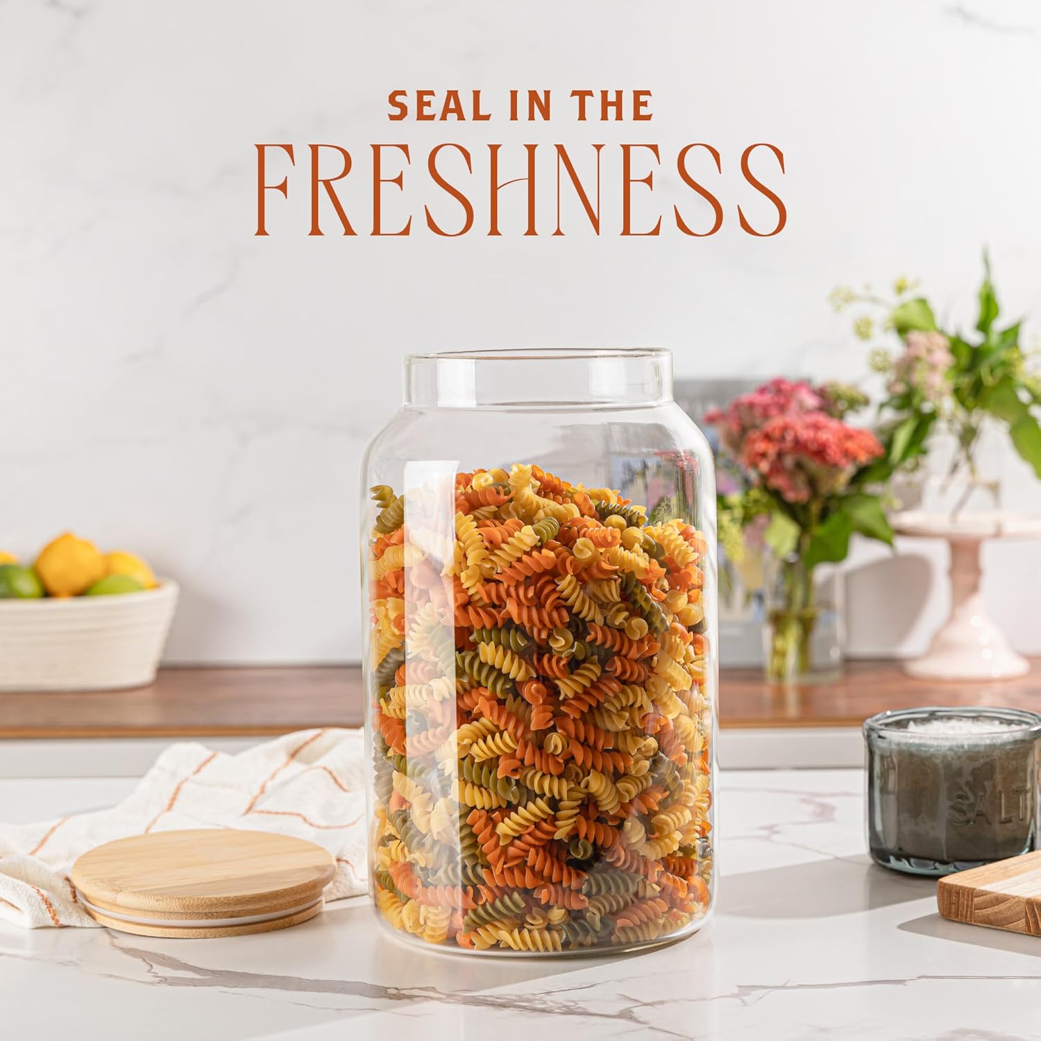 1 Gallon Glass Large Jar with  - Food Storage In The Kitchen recensie en prijs