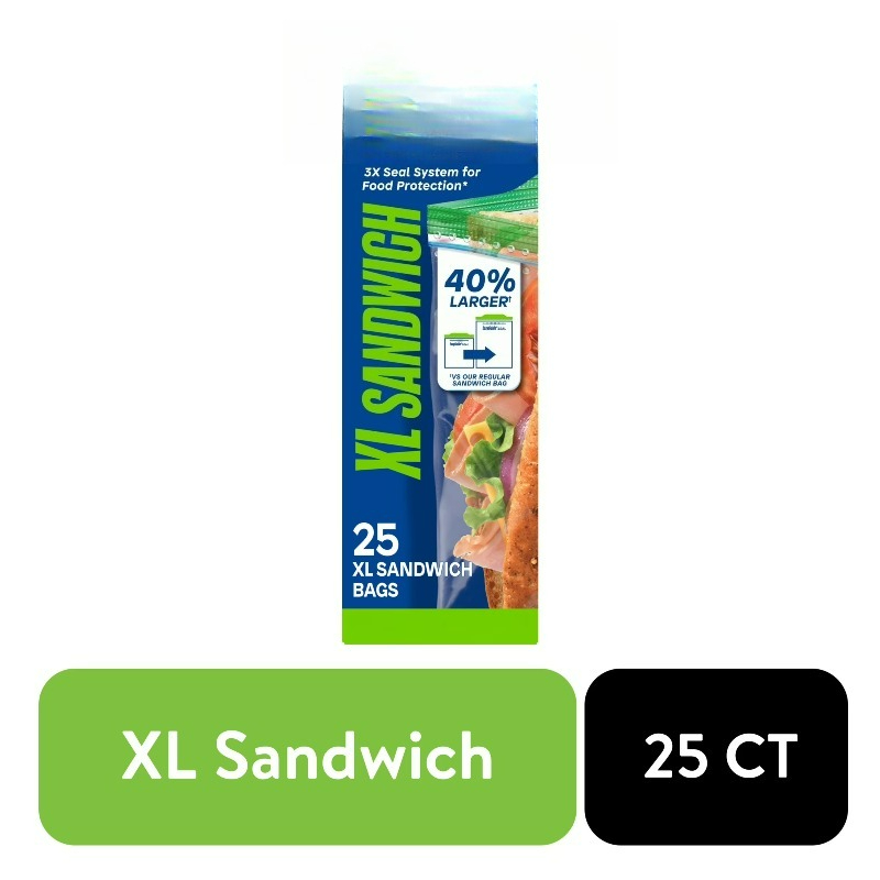 (3 pack) Brand XL Sandwich Bag - Food Storage Technology recensie en prijs
