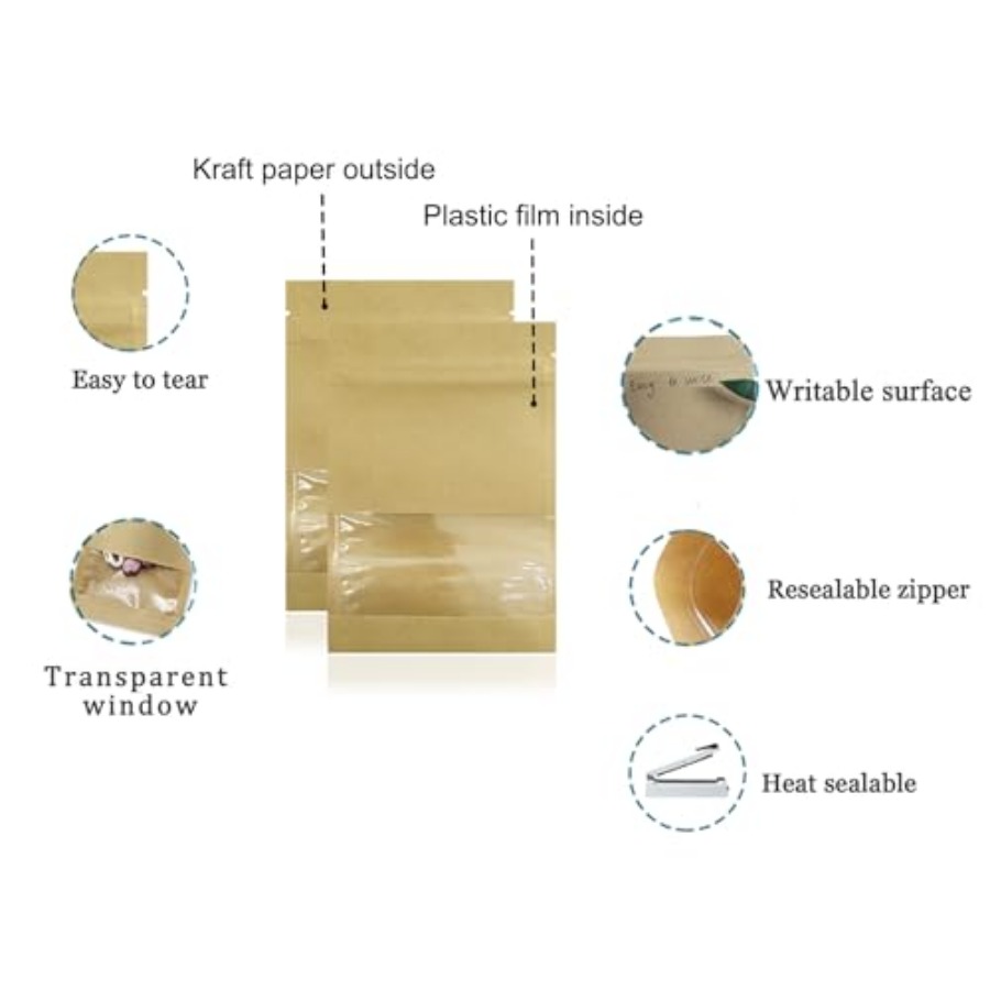Pack 2.7x3.5inch Inner Size 2. - Food Storage With Lock recensie en prijs