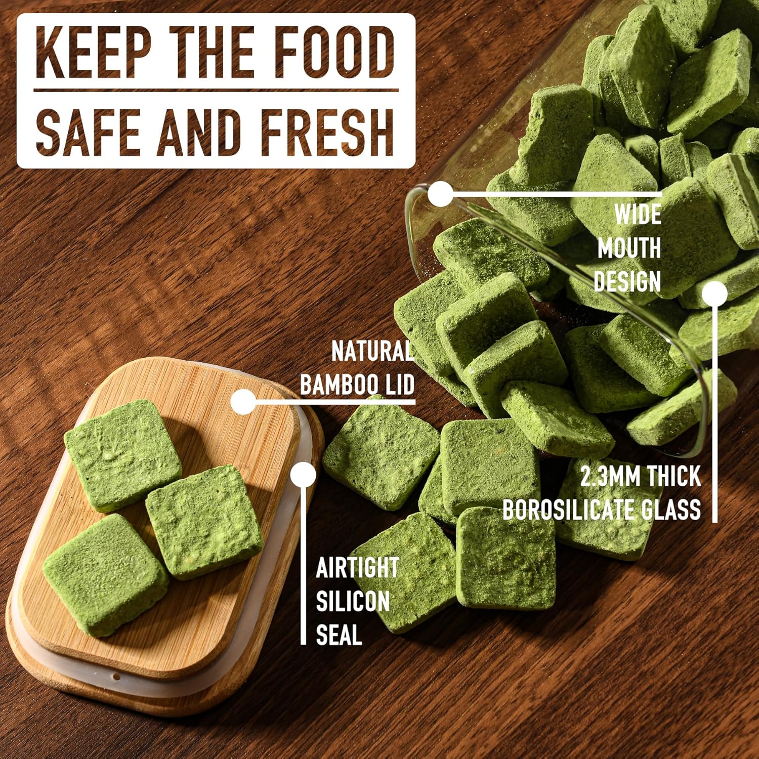 37oz Rectangle Airtight Glass  - Food Storage Pantry recensie en prijs