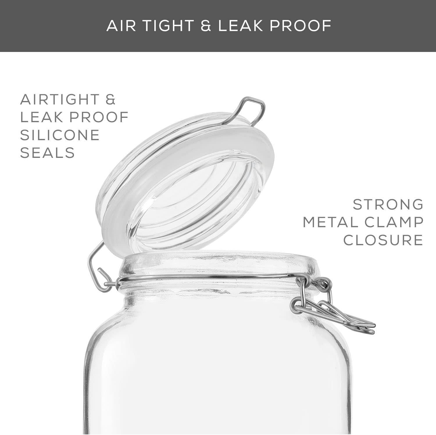 Airtight Glass Jars with Lids  - Food Storage With Lids recensie en prijs