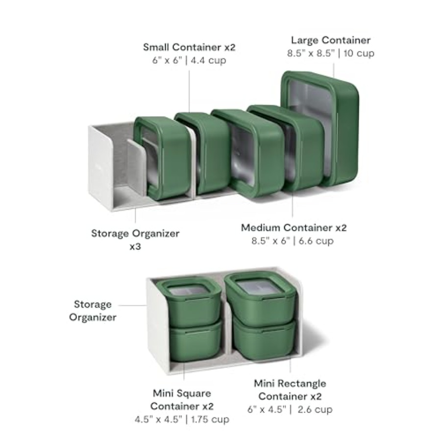 22pc Glass Food Storage Set fo - Food Storage Technology recensie en prijs