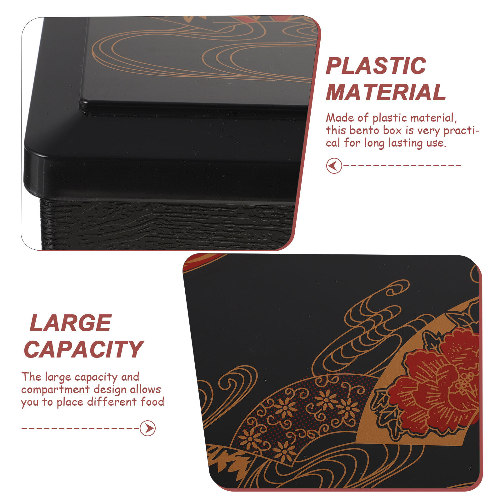 Japanese Style Bento Box 3 Sec - Food In Japanese Snacks recensione e prezzo