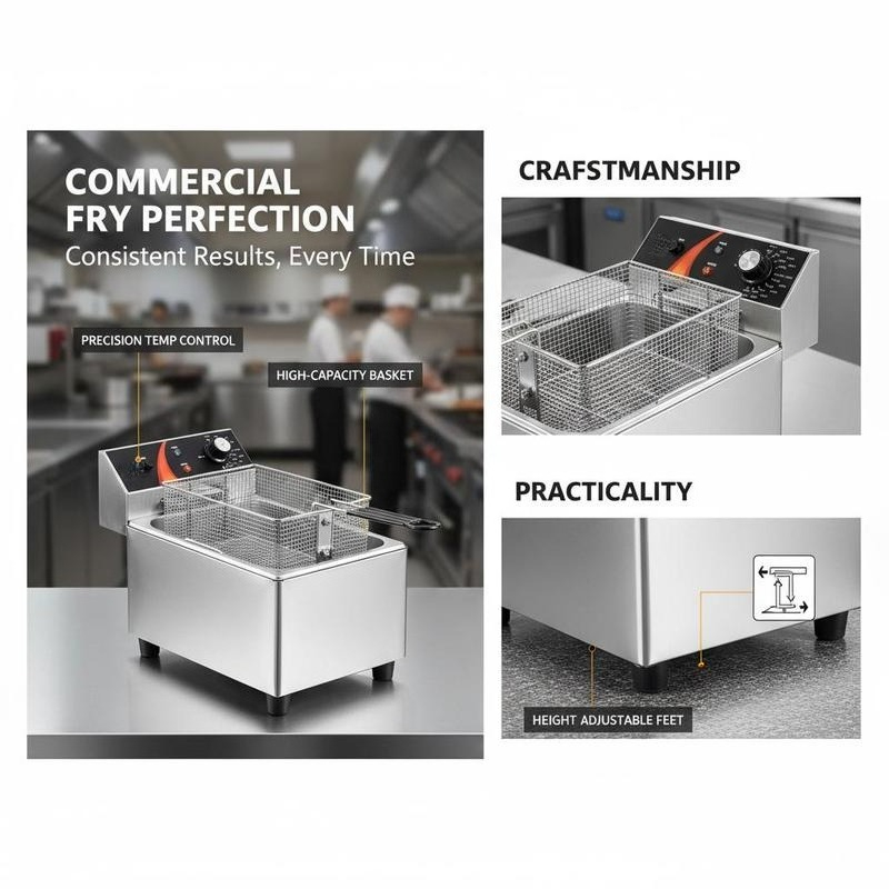 Tabletop Frying Machine 12Qt / - Food X recensione e prezzo