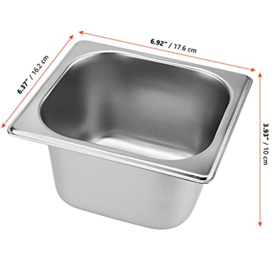 8 Pack 1/6 Size x 4 Inch Deep  - Food X recensione e prezzo