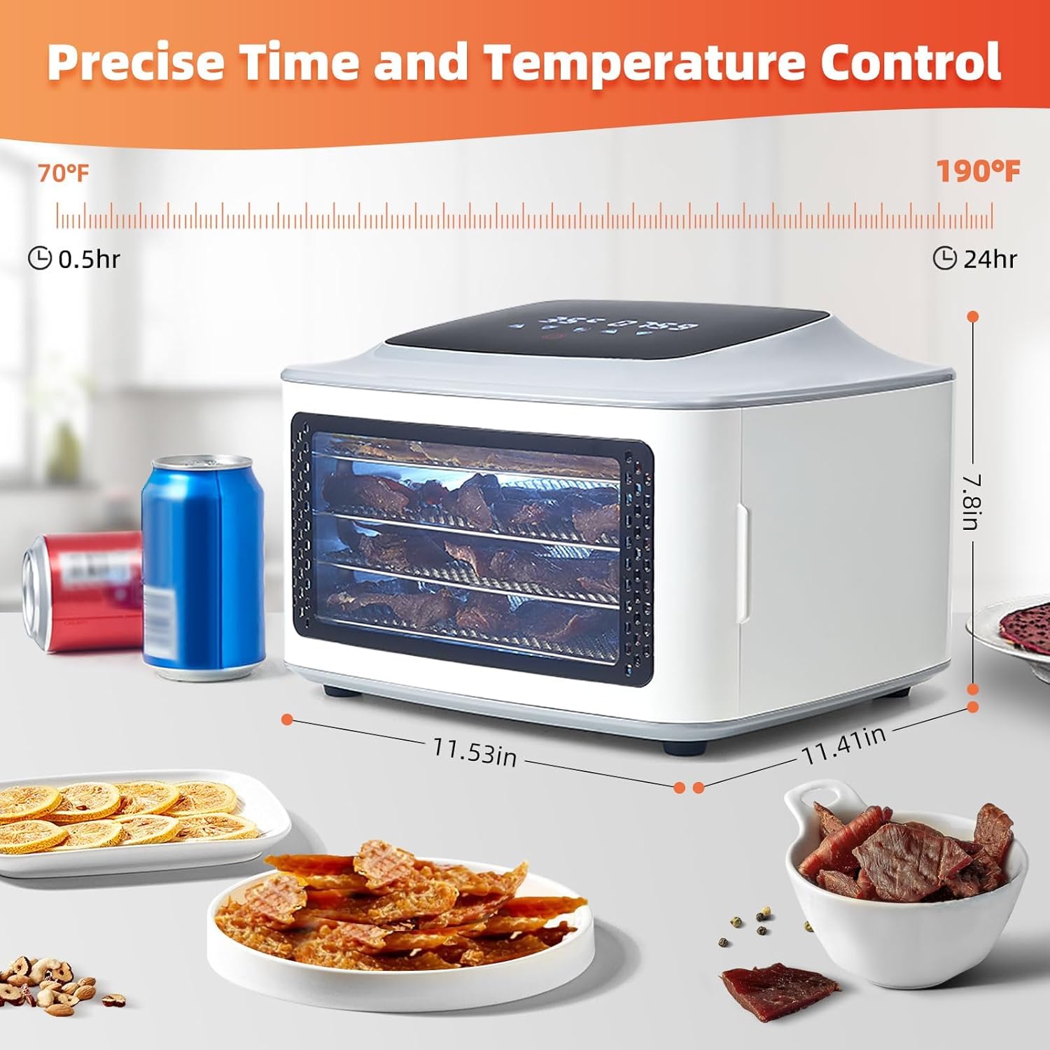 Compact Food Dehydrator, 4 Sta - Food Dehydrator Snacks recensione e prezzo