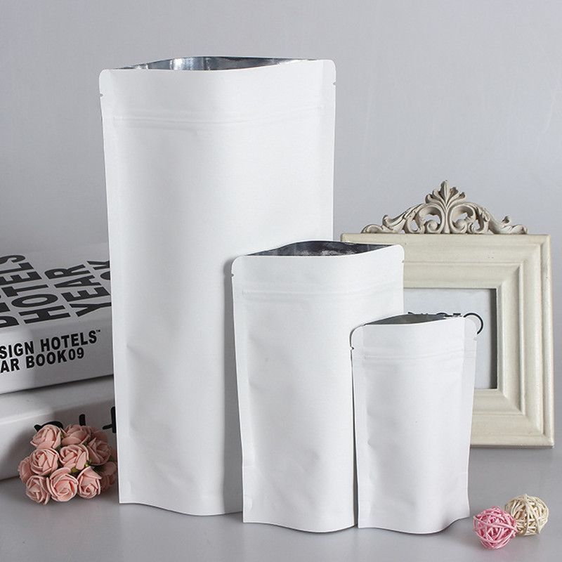 100pcs Wholesale Stand up Whit - Food Storage With Lock recensie en prijs