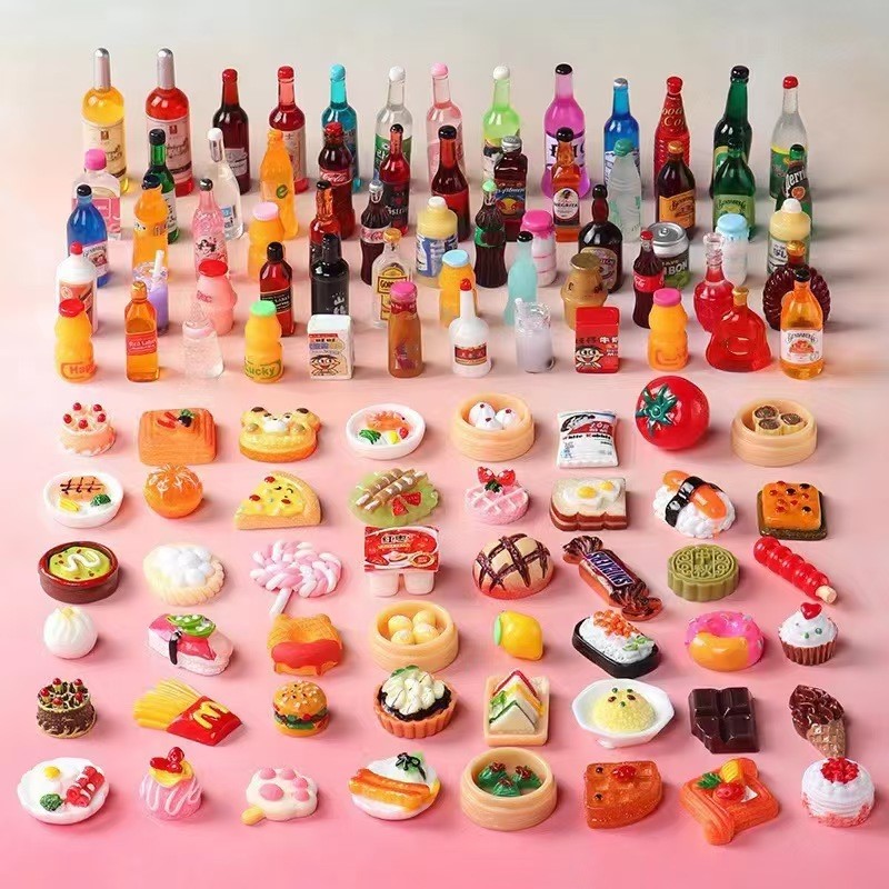 Cute Miniature Dollhouse Super - Food Drink Snacks recensione e prezzo
