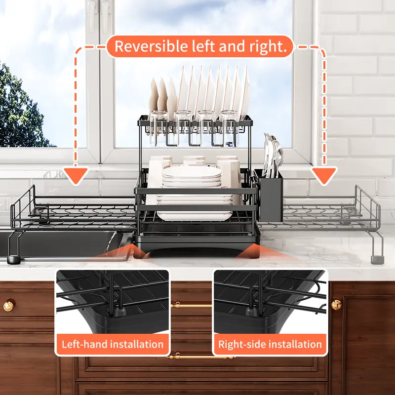 Foldable Over Sink Dish Drying - Food Storage Organiser recensie en prijs