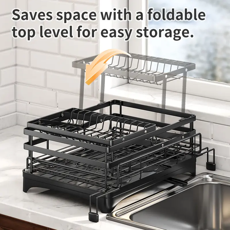 Foldable Over Sink Dish Drying - Food Storage Organiser recensie en prijs