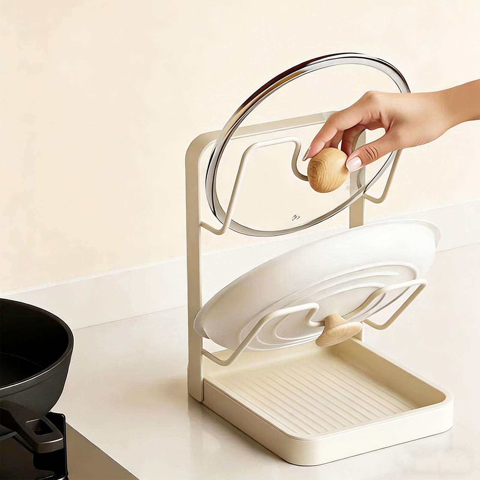 Pot Lid Organizer Anti-Slip Ki - Food Storage Organiser recensie en prijs