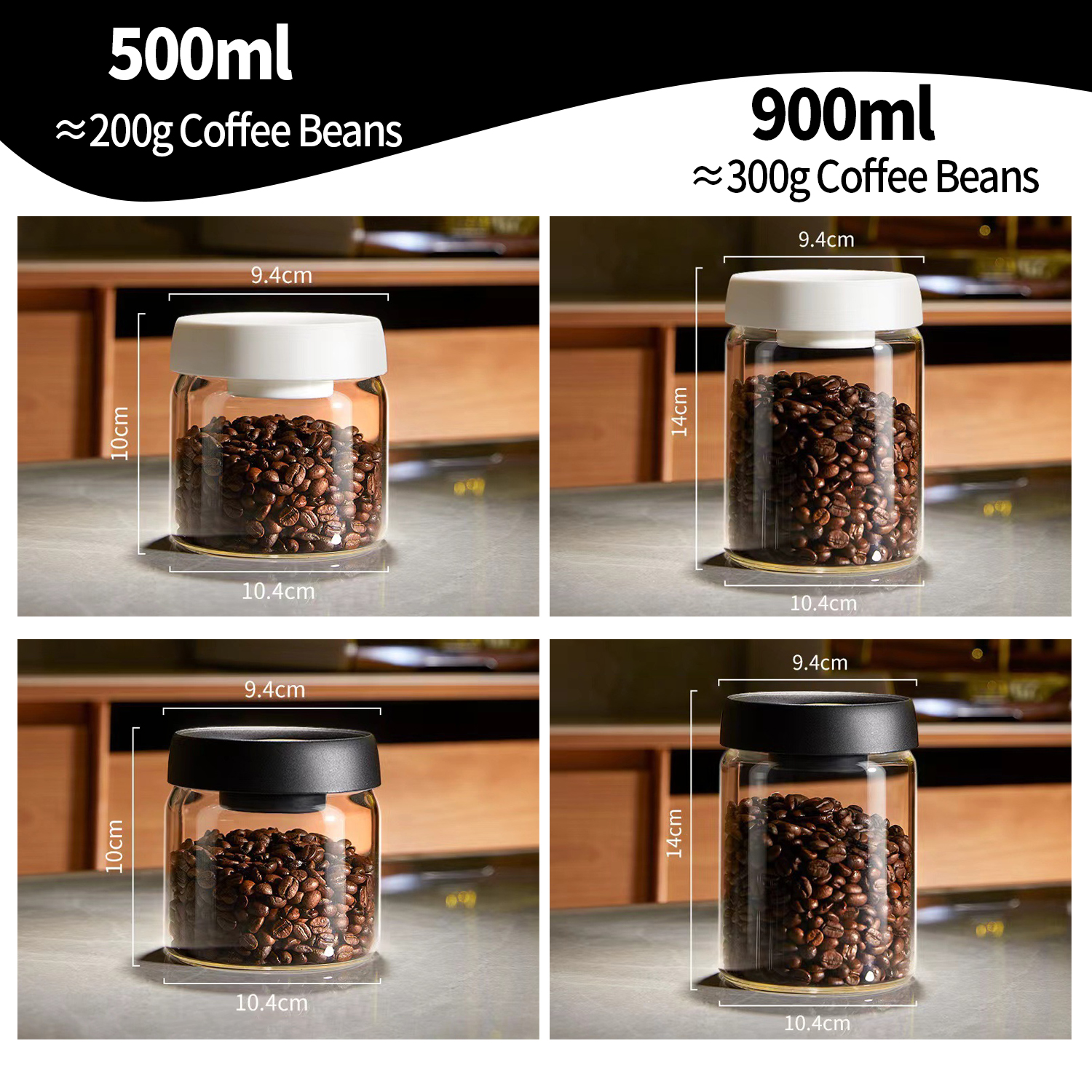 OANKR Vacuum Coffee Canister 5 - Food Storage Heat recensie en prijs
