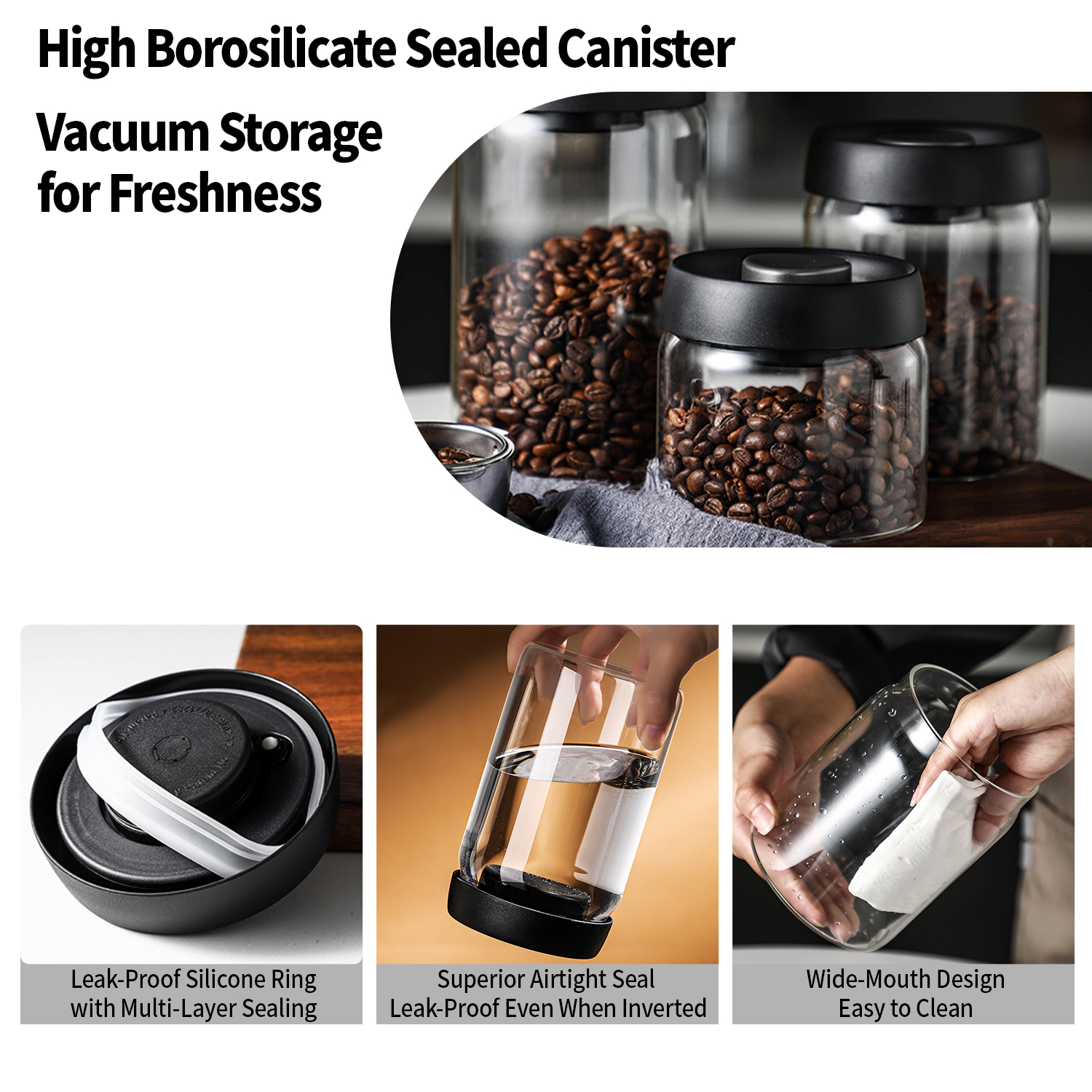OANKR Vacuum Coffee Canister 5 - Food Storage Heat recensie en prijs