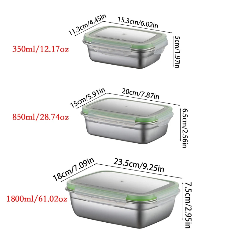 304 Stainless Steel Lunch Box  - Food Storage Heat recensie en prijs