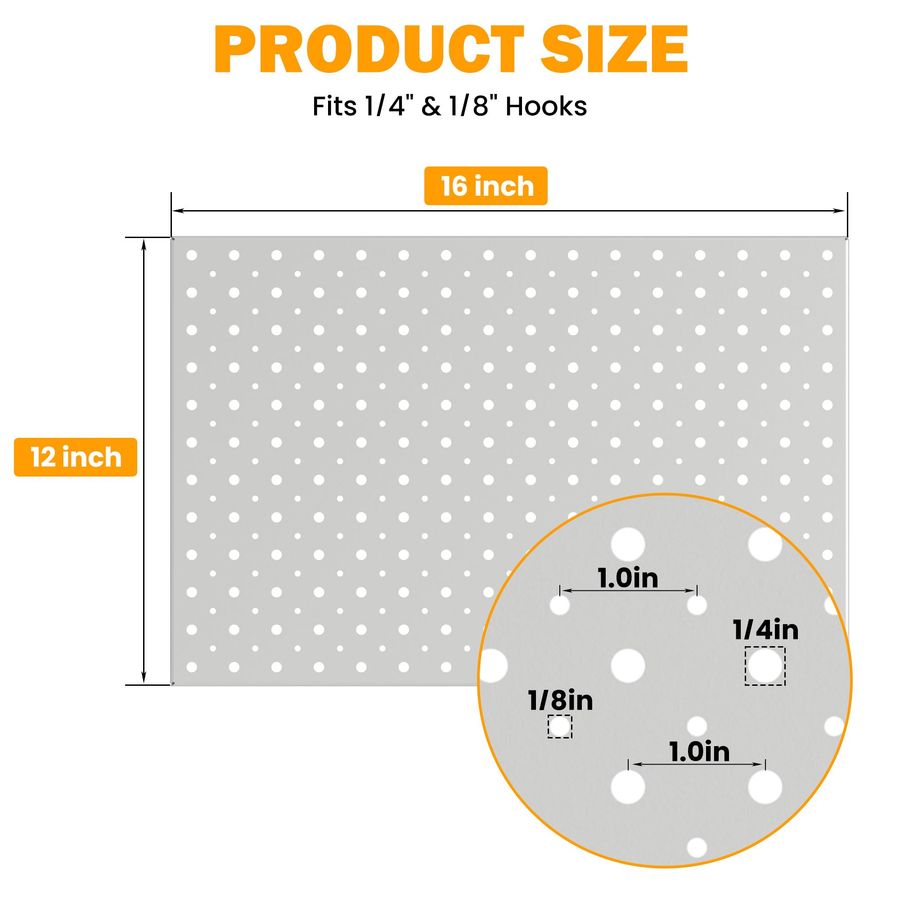 Metal Pegboard Panels, 16 x 12 - Food X recensione e prezzo