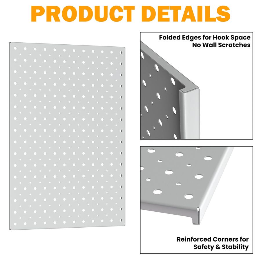 Metal Pegboard Panels, 16 x 12 - Food X recensione e prezzo