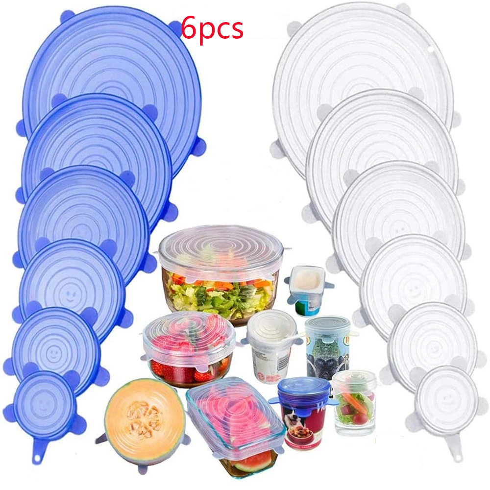 6PCS Silicone Cover Stretch Li - Silicone Stretch Lid recensie en prijs