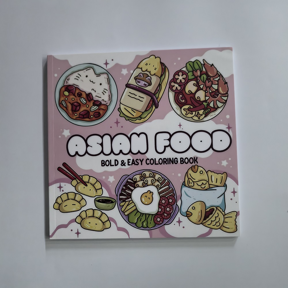 Asian Food Easy-bold Coloring  - Food And Snacks Coloring Book Bold And Easy recensione e prezzo