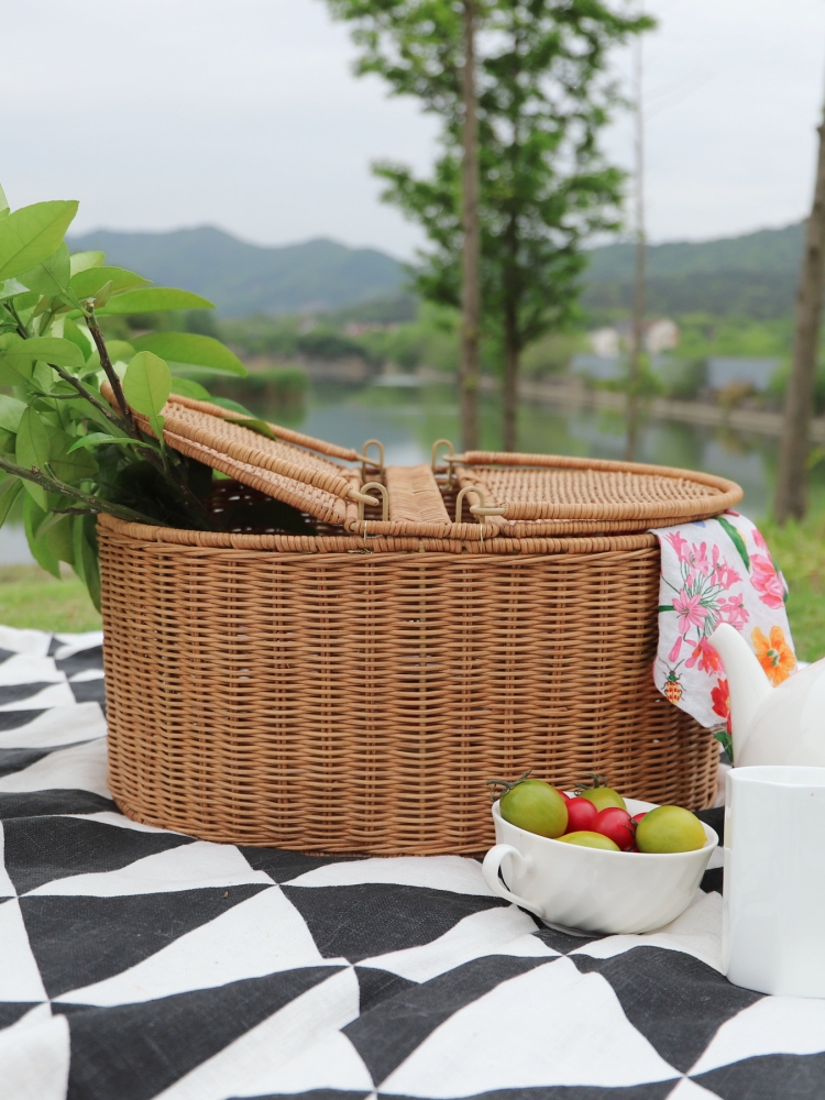 FenEr Wicker Camping Picnic Ba - Food Storage Brands recensie en prijs