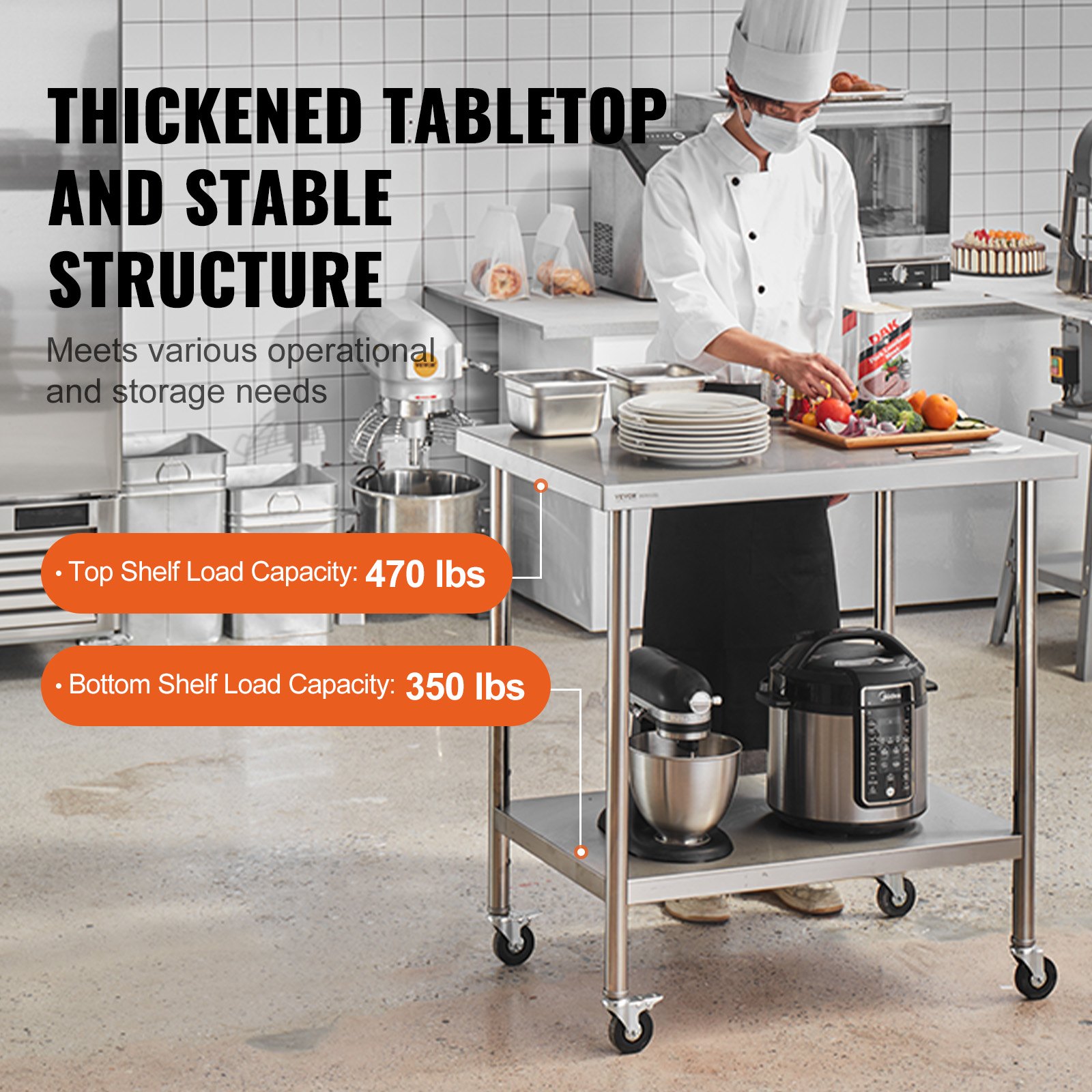 Stainless Steel Work Table 30  - Food X recensione e prezzo