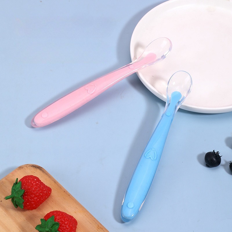 Baby Soft Silicone Spoon with  - Food Storage And Temperature recensie en prijs