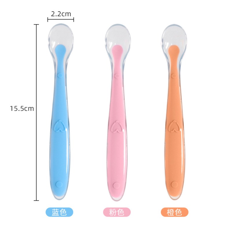 Baby Soft Silicone Spoon with  - Food Storage And Temperature recensie en prijs
