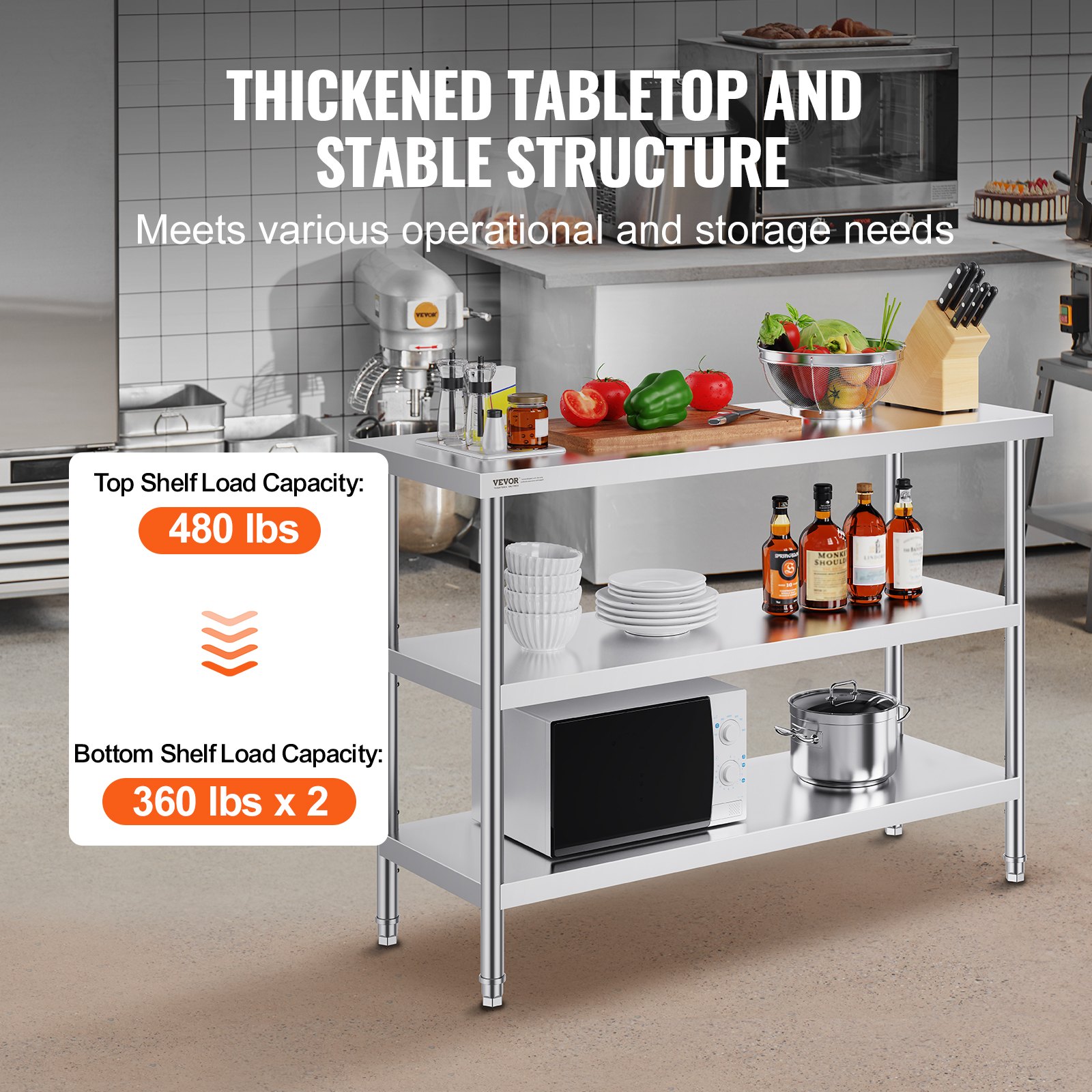 Stainless Steel Food Prep Tabl - Food X recensione e prezzo