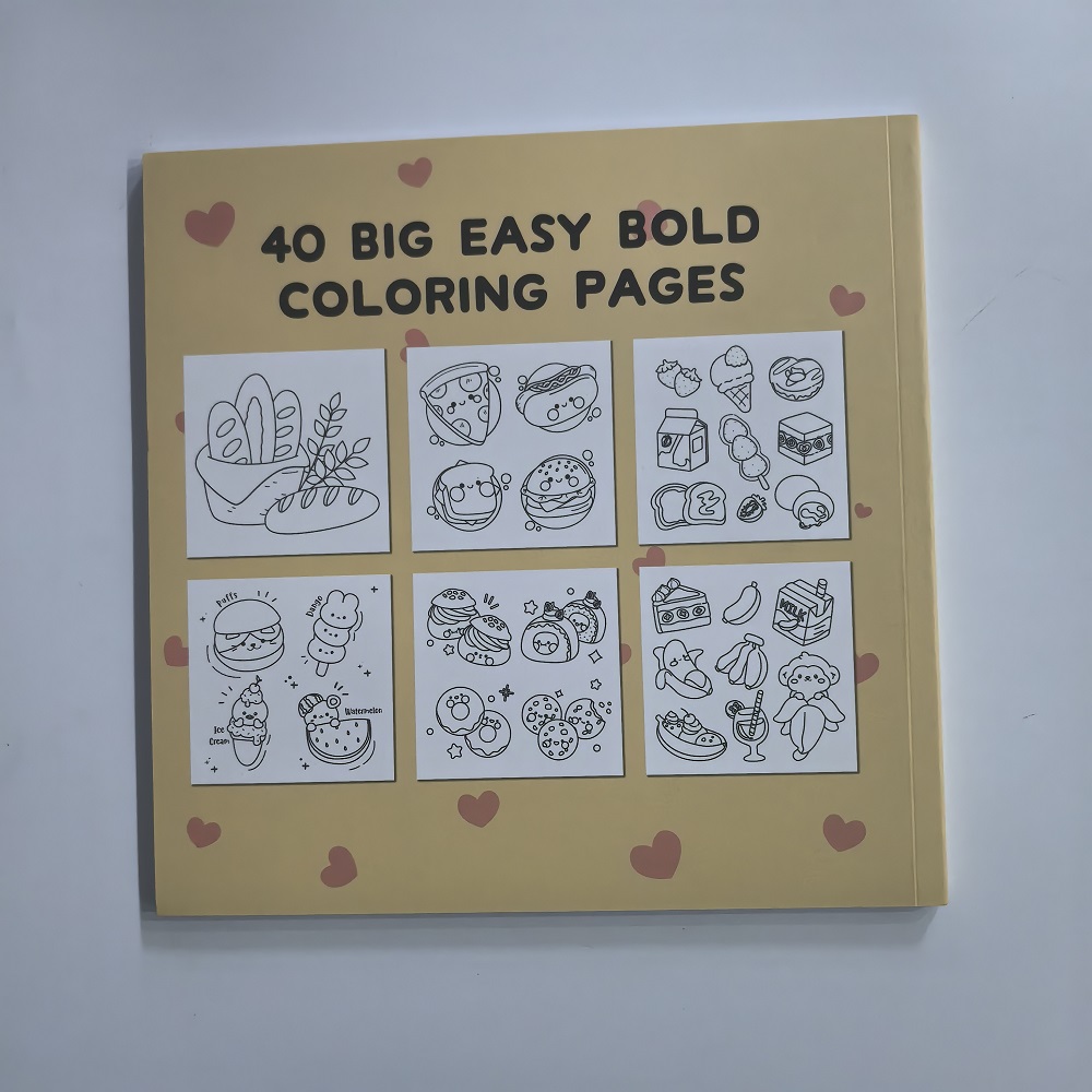 Food Drink & Sweets Easy-bold  - Food And Snacks Coloring Book Bold And Easy recensione e prezzo