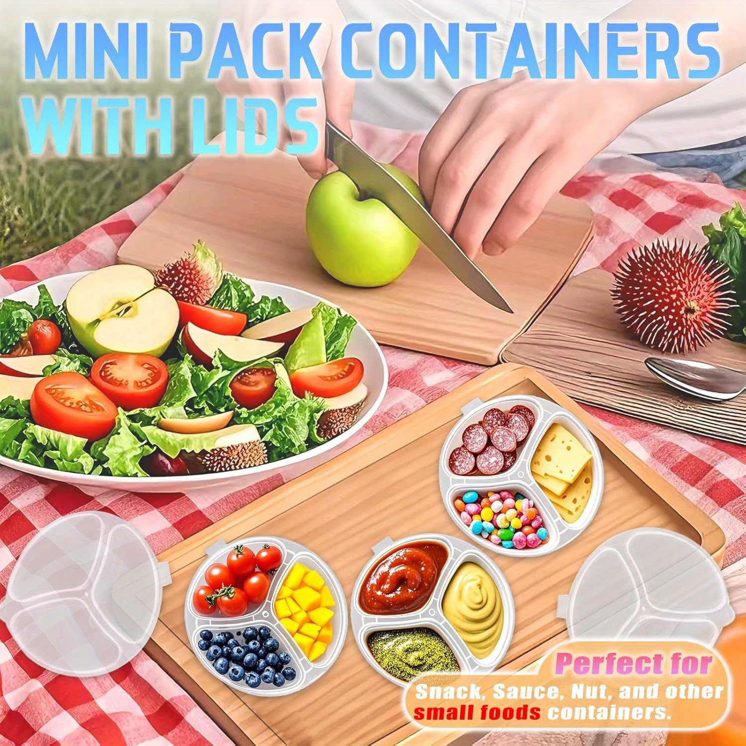 Round 3-Compartment Disposable - Food Storage For Restaurant recensie en prijs