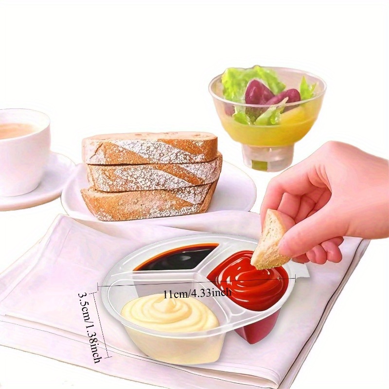 Round 3-Compartment Disposable - Food Storage For Restaurant recensie en prijs