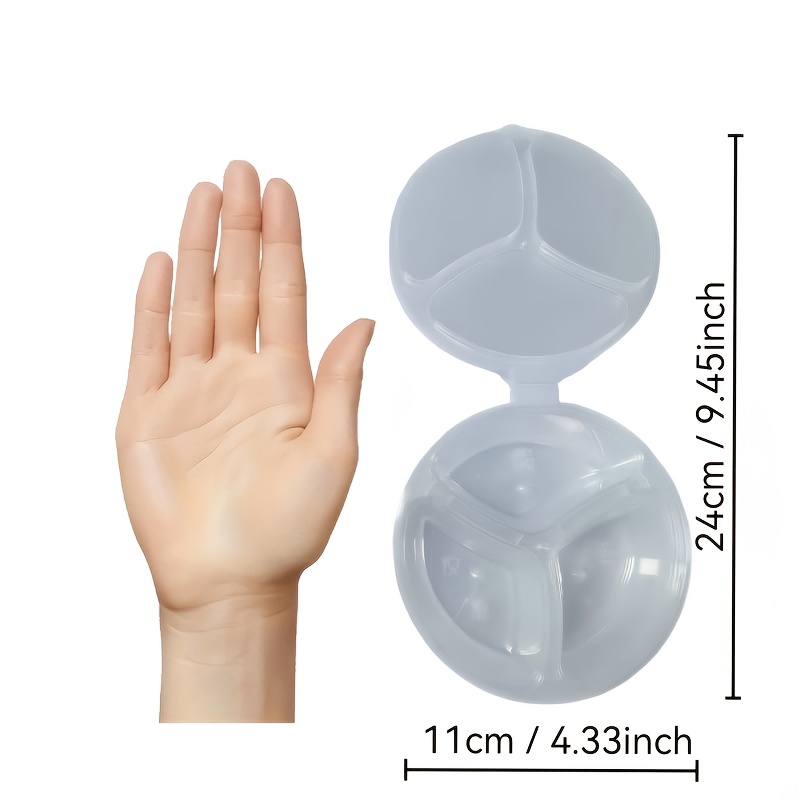 Round 3-Compartment Disposable - Food Storage For Restaurant recensie en prijs