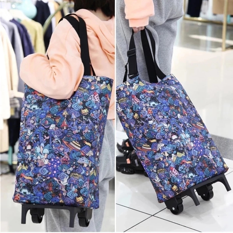 Folding Storage Bag High Capac - Food Storage With Wheels recensie en prijs
