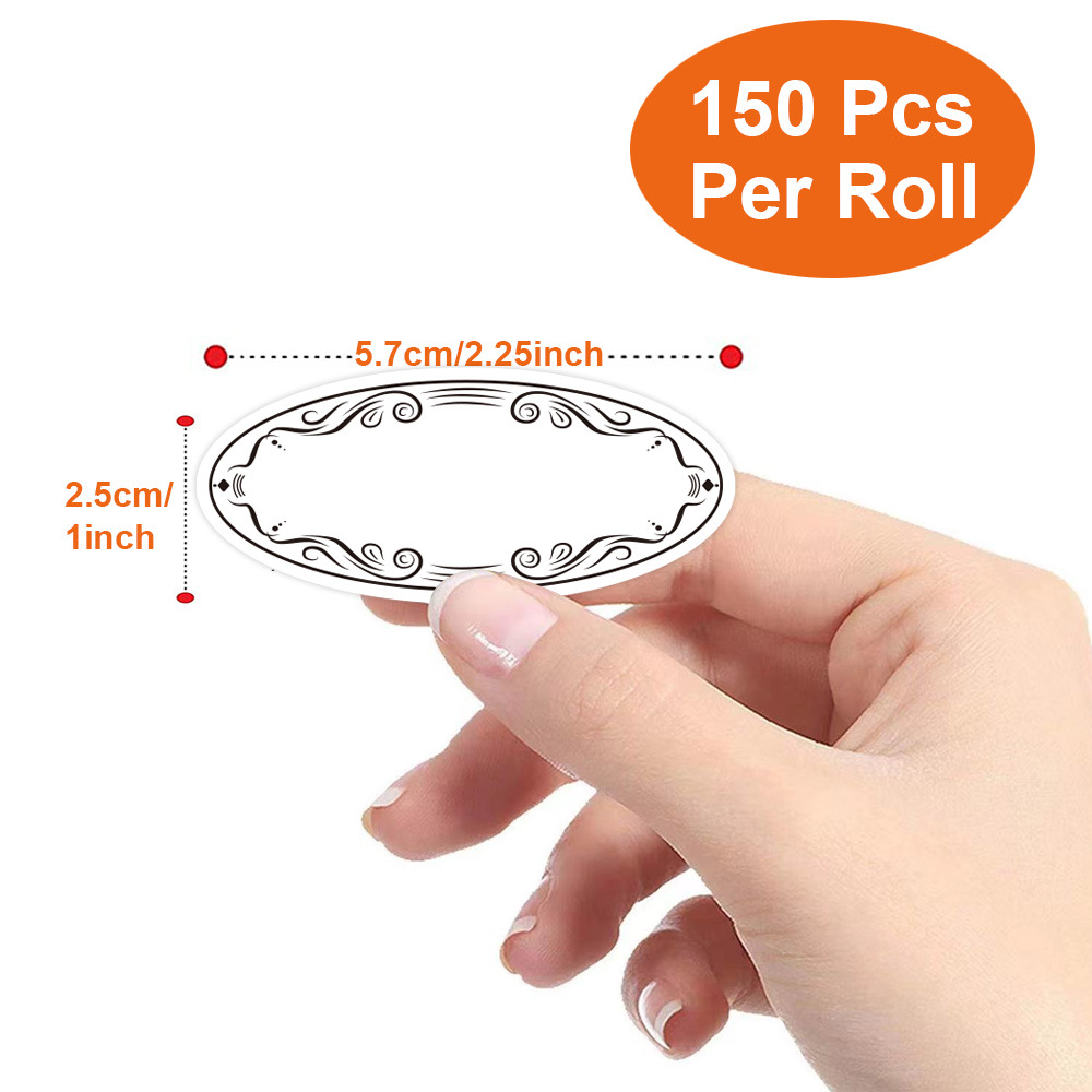150Pcs Oval Canning Labels for - Food Storage For Restaurant recensie en prijs