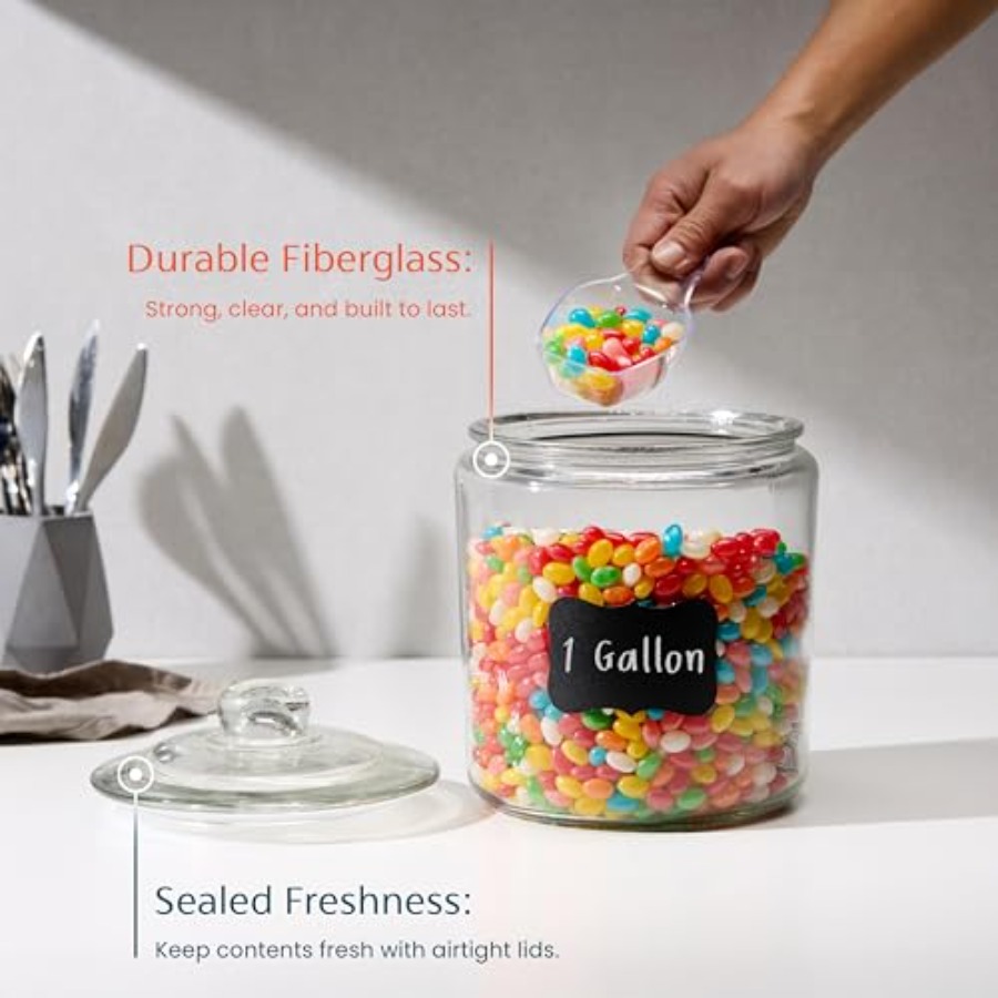 Glass Kitchen Jars Food and Co - Food Storage Pantry recensie en prijs