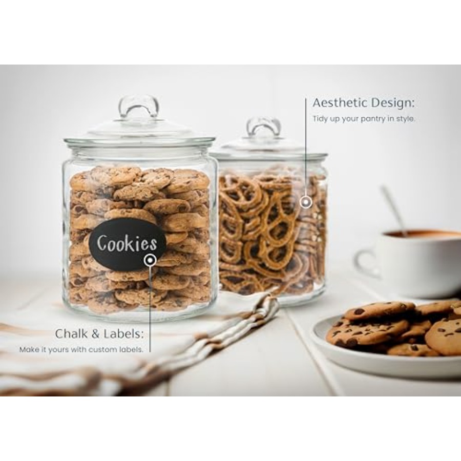 Glass Kitchen Jars Food and Co - Food Storage Pantry recensie en prijs