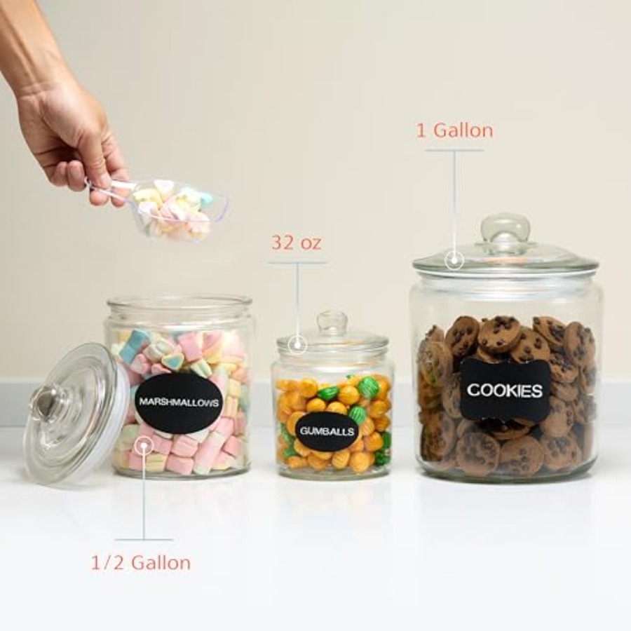 Glass Kitchen Jars Food and Co - Food Storage Pantry recensie en prijs