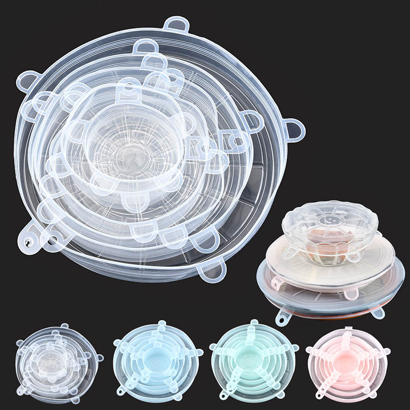 6Pcs Kitchen Universal Accesso - Silicone Stretch Lid recensie en prijs