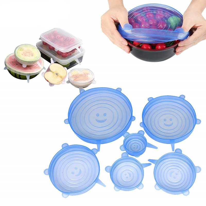 6Pcs Kitchen Universal Accesso - Silicone Stretch Lid recensie en prijs