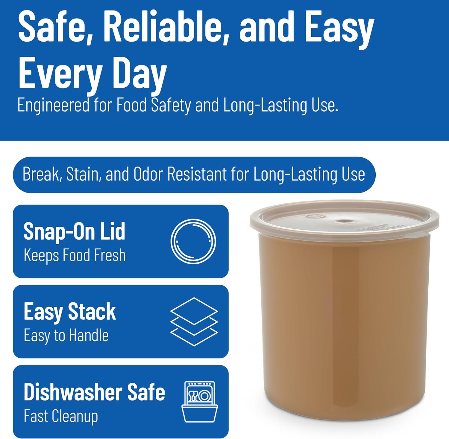 Classic Round Storage Containe - Food Storage For Restaurant recensie en prijs